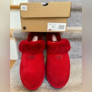 Red UGG Woman Slippers